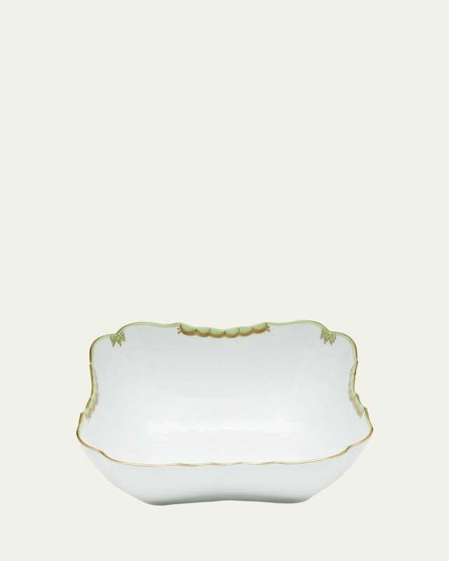 Princess Victoria Green Square Salad Bowl